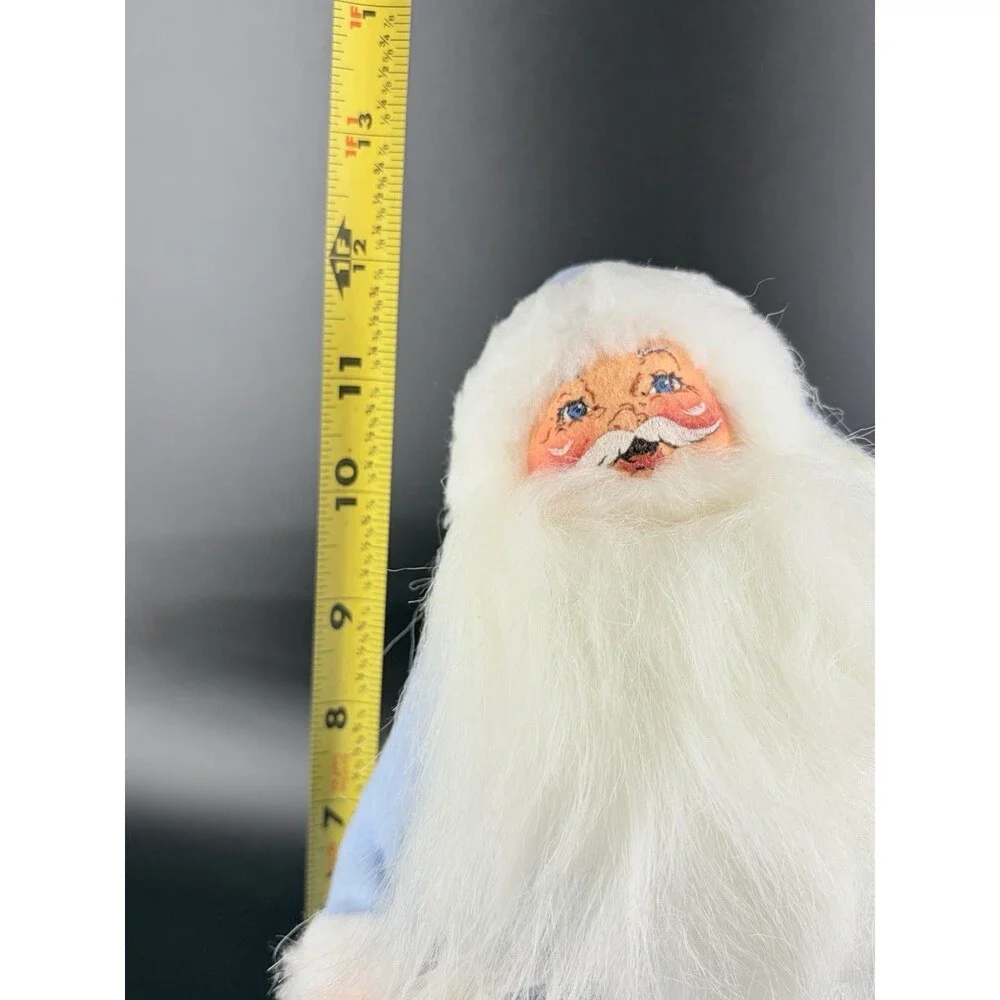 2000 ANNALEE CHRISTMAS DOLL Blue White SANTA OF PEACE READ